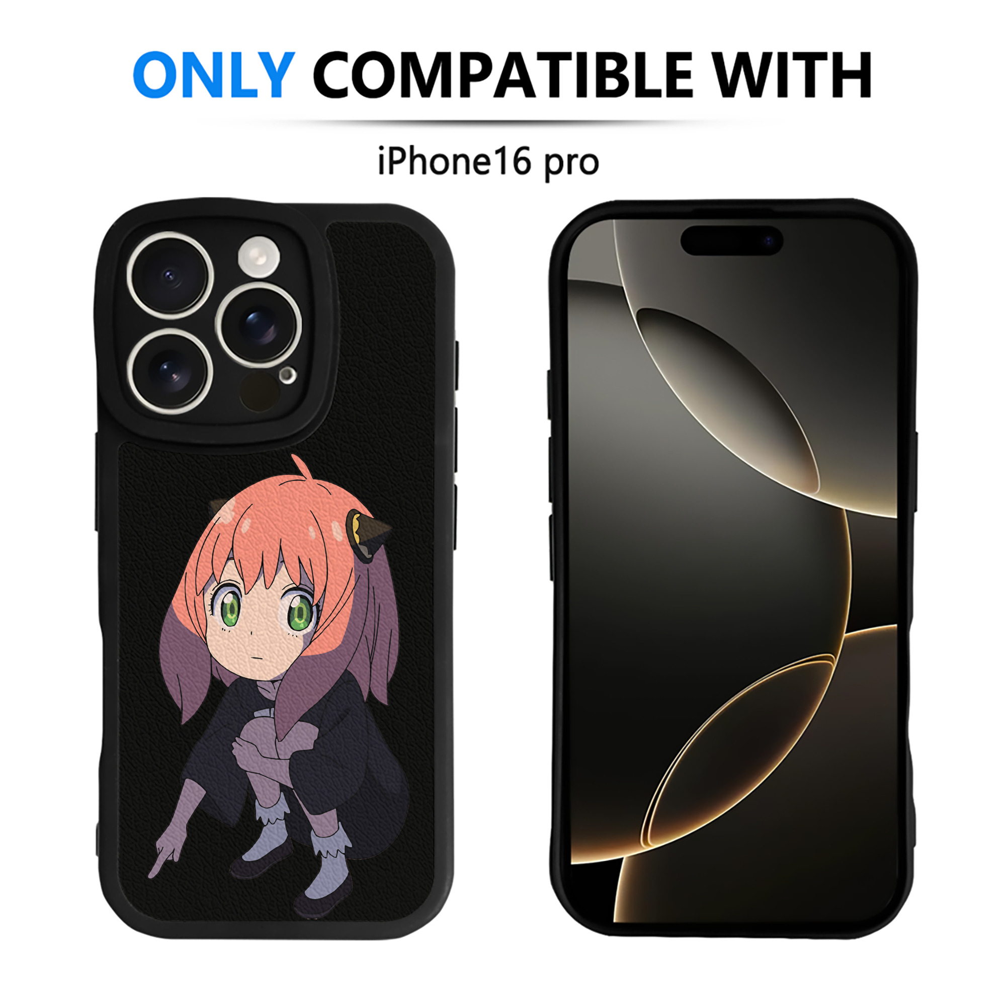 （画像用） SPY×FAMILY间谍家家酒 【iPhone 16シリーズ対応】シリコンスマホケース（レザー調） 材質：シリコン